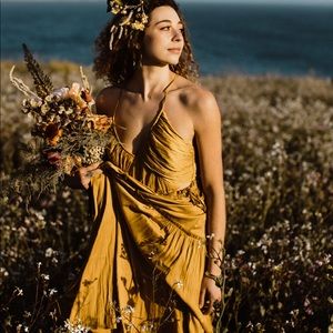 MOVING SALE - Free People yellow maxi